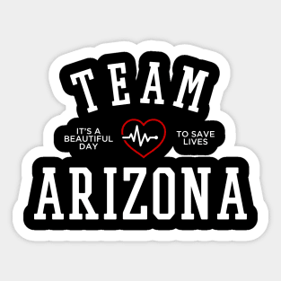 TEAM ARIZONA ROBBINS Sticker